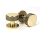 Aged Brass Brompton Mortice/Rim Knob Set (Beehive)
