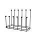Matt Black Six Pair Boot Rack