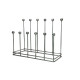 Pewter Six Pair Boot Rack