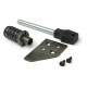Antique Pewter Key-Flush Sash Stop