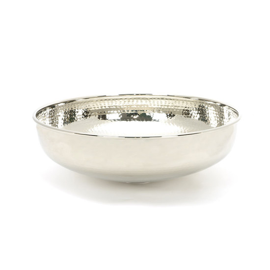 Hammered Nickel Round Sink