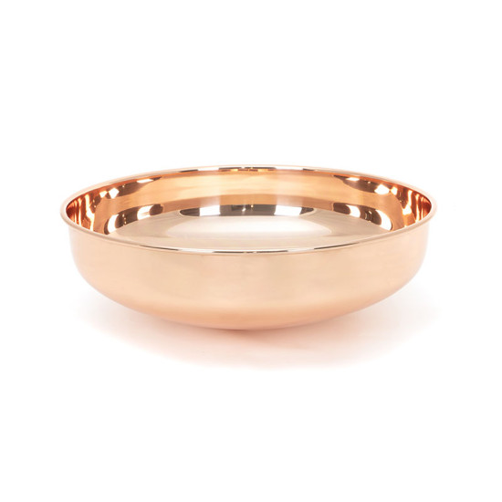 Smooth Copper Round Sink