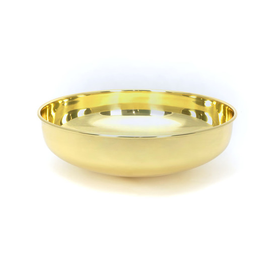 Smooth Brass Round Sink