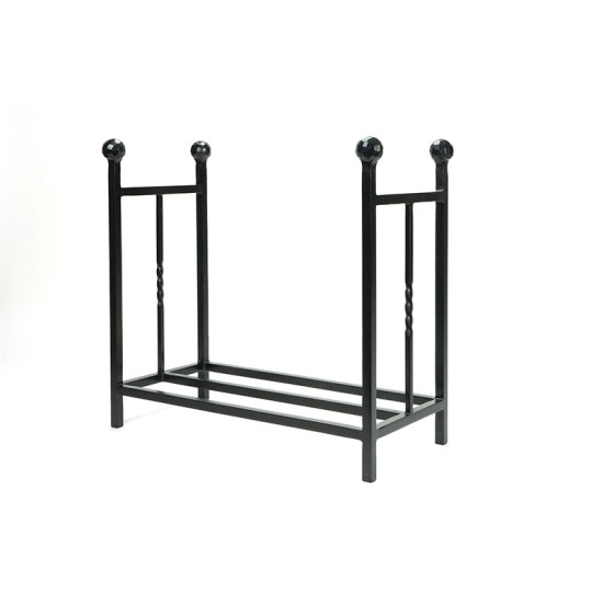 Matt Black Rectangular Log Holder