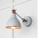 Smooth Copper Brindley Wall Light in Birch