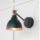 Smooth Copper Brindley Wall Light in Dingle