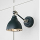 Smooth Nickel Brindley Wall Light in Dingle