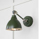 Smooth Nickel Brindley Wall Light in Heath