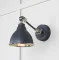 Smooth Nickel Brindley Wall Light in Slate