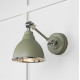 Smooth Nickel Brindley Wall Light in Tump