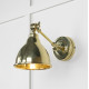 Smooth Brass Brindley Wall Light