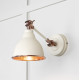 Hammered Copper Brindley Wall Light in Teasel