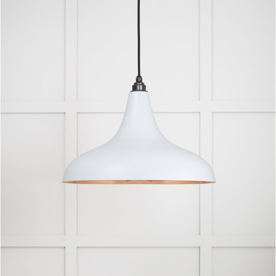 Smooth Copper Frankley Pendant Light  in Birch