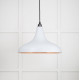 Smooth Copper Frankley Pendant Light  in Birch