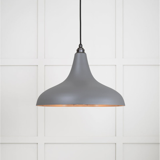 Smooth Copper Frankley Pendant Light  in Bluff