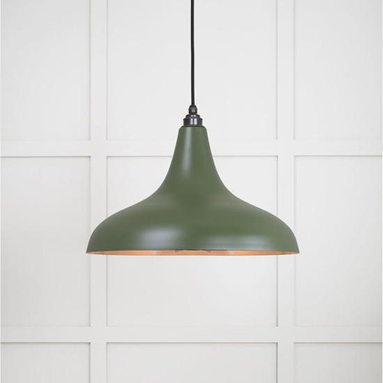 Smooth Copper Frankley Pendant Light  in Heath