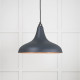 Smooth Copper Frankley Pendant Light  in Soot