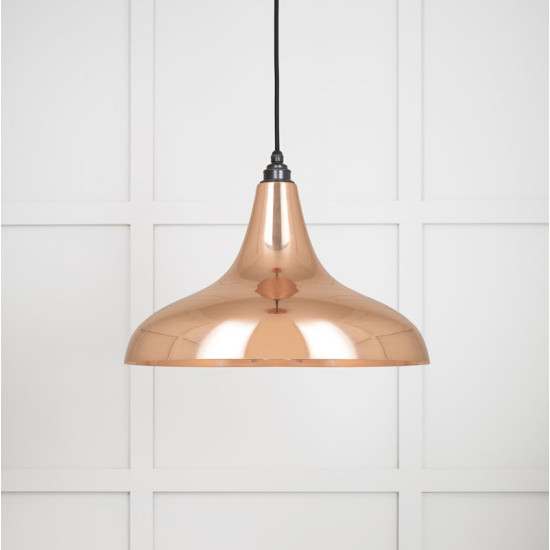 Smooth Copper Frankley Pendant Light