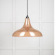 Smooth Copper Frankley Pendant Light