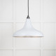 Smooth Nickel Frankley Pendant Light  in Birch