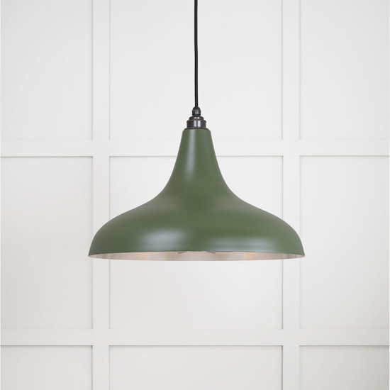 Smooth Nickel Frankley Pendant Light  in Heath
