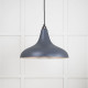 Smooth Nickel Frankley Pendant Light  in Slate