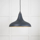 Smooth Brass Frankley Pendant Light  in Soot