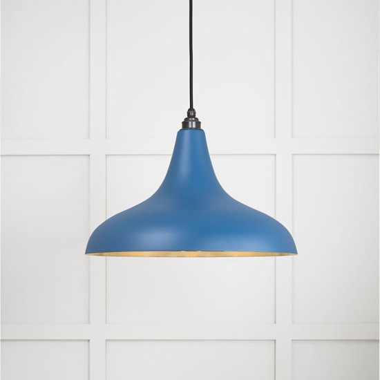 Smooth Brass Frankley Pendant Light  in Upstream