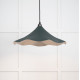 Smooth Nickel Flora Pendant Light  in Dingle