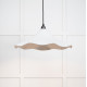 Smooth Nickel Flora Pendant Light  in Flock