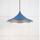 Smooth Nickel Flora Pendant Light  in Upstream