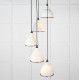 Hammered Copper Brindley Cluster Pendant Light in Teasel