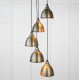 Aged Brass Brindley Cluster Pendant Light