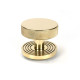 Polished Brass Brompton Centre Door Knob (Beehive)