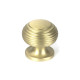 Satin Brass Beehive Cabinet Knob