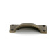 Burnished Brass Art Deco Drawer Pull