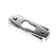 Polished Chrome Art Deco Euro Escutcheon (Set)