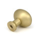 Satin Brass Moore Cabinet Knob - 25mm