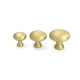 Satin Brass Moore Cabinet Knob - 25mm