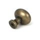 Burnished Brass Moore Cabinet Knob - 25mm