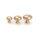 Polished Bronze Moore Cabinet Knob - 25mm