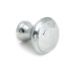 Polished Chrome Hammered Cabinet Knob - Small