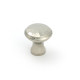 Polished Nickel Hammered Cabinet Knob - Small