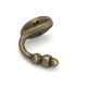 Burnished Brass Coat Hook