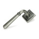 Pewter Newbury Lever on Rose Set (Square) - Unsprung