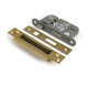 Satin Brass 5 Lever BS Sash Lock