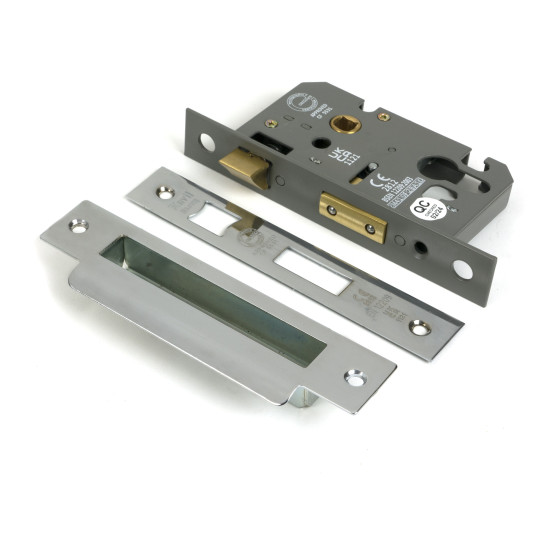 Polished Chrome 2.5" Euro Profile Sash Lock
