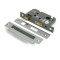 Polished Chrome 2.5" Euro Profile Sash Lock