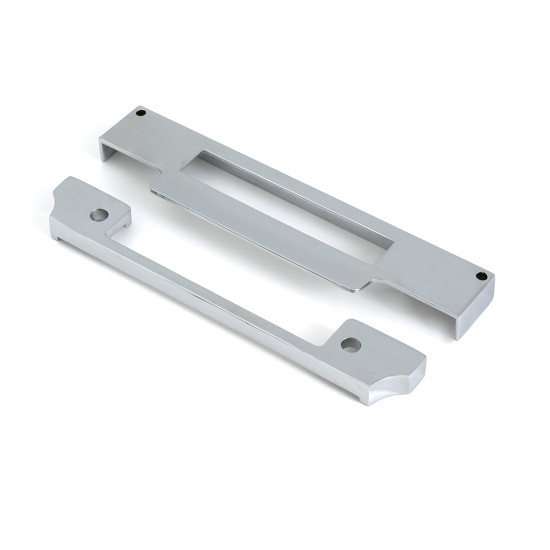 Polished SS 1/2" Rebate Kit for Euro Sash Lock