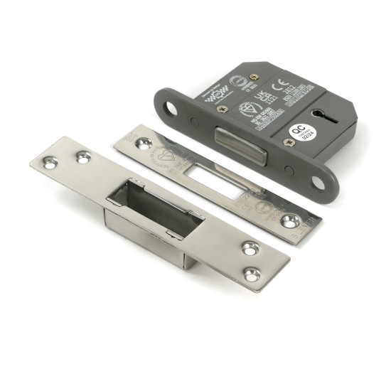 Polished Chrome 5 Lever BS Dead Lock